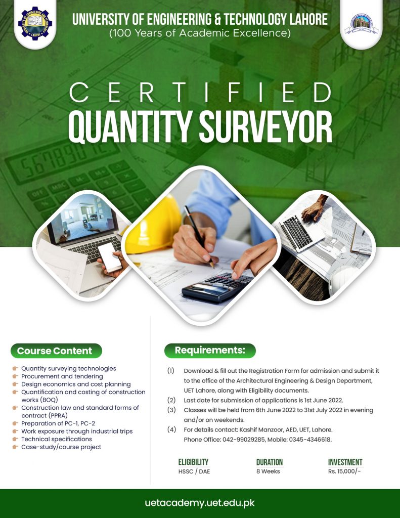 Quantity Surveyor Degree Entry Requirements